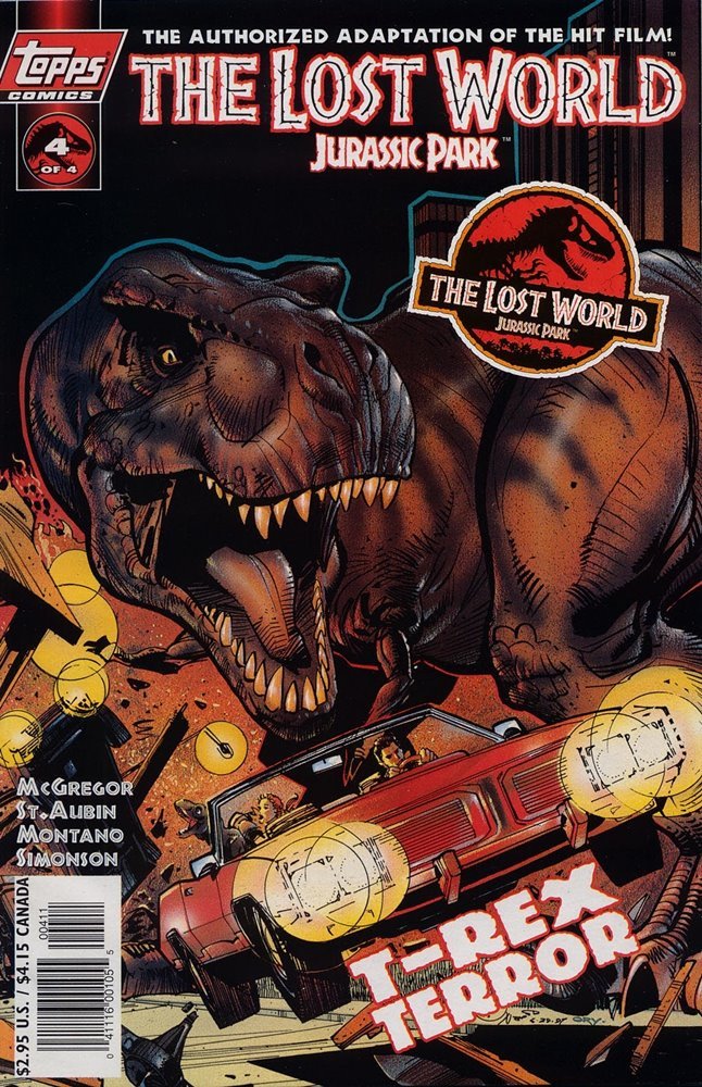 The Lost World Jurassic Park #4 (Topps Publishing)