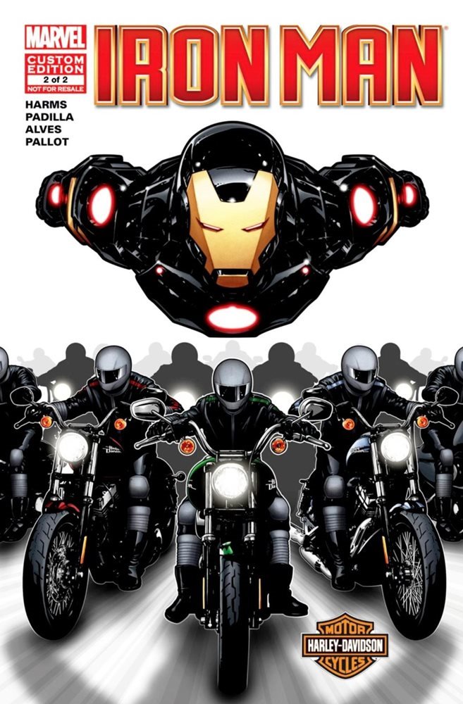 Harley Davidson Iron Man 2 Marvel Comics