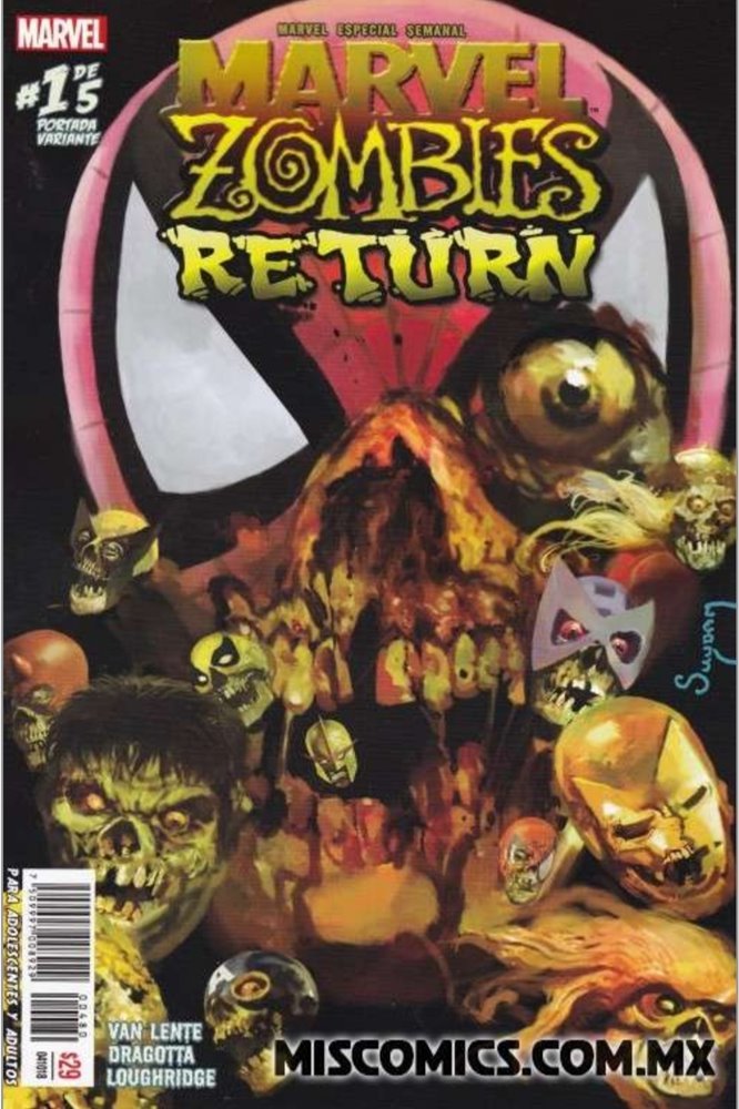 Marvel Zombies Return (Portadas Variantes) (Televisa México)