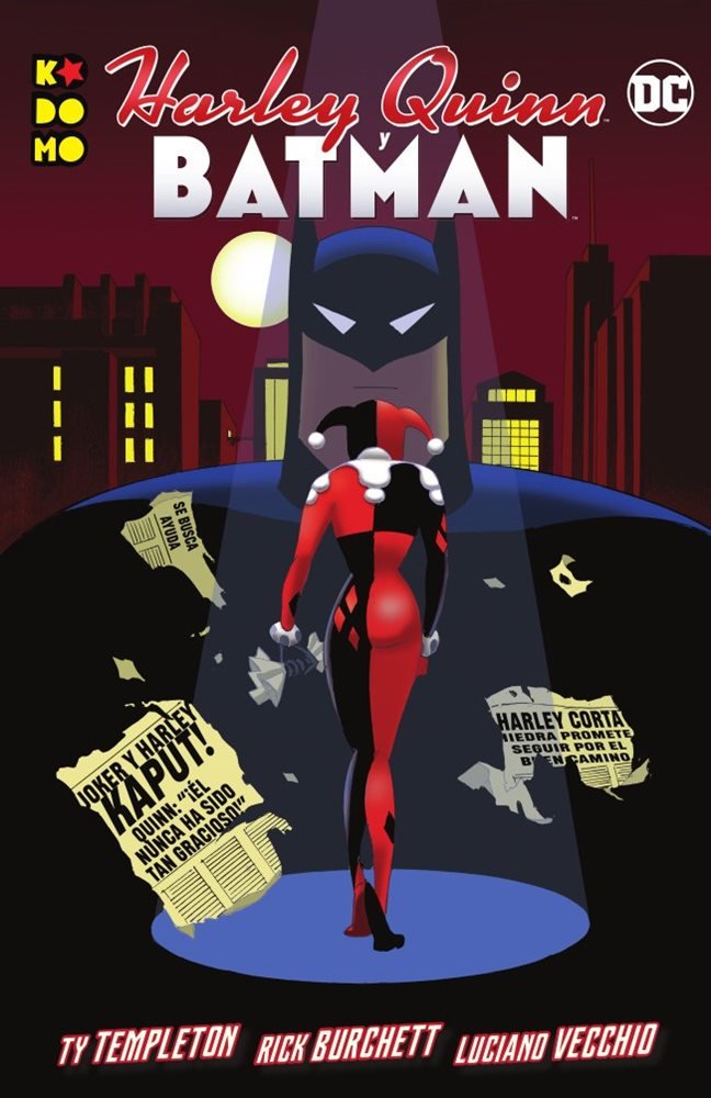 Harley Quinn y Batman. Linea Kodomo (ECC Ediciones)