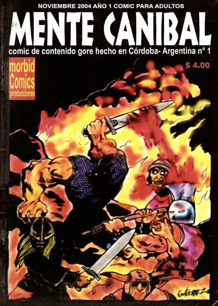 Comics canibal Mente Canibal (Morbid Comics Producciones)