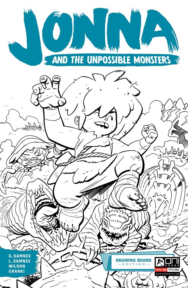 Jonna And The Unpossible Monsters Variant Cover Oni Press