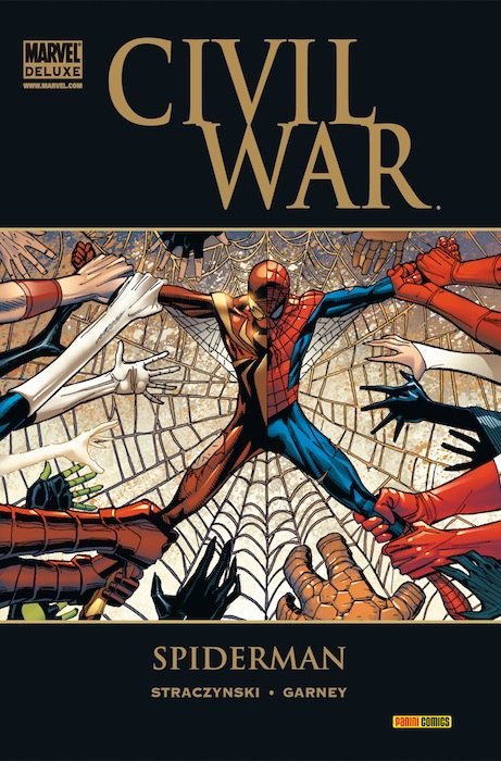 Spiderman Civil War Marvel Deluxe Panini Comics España