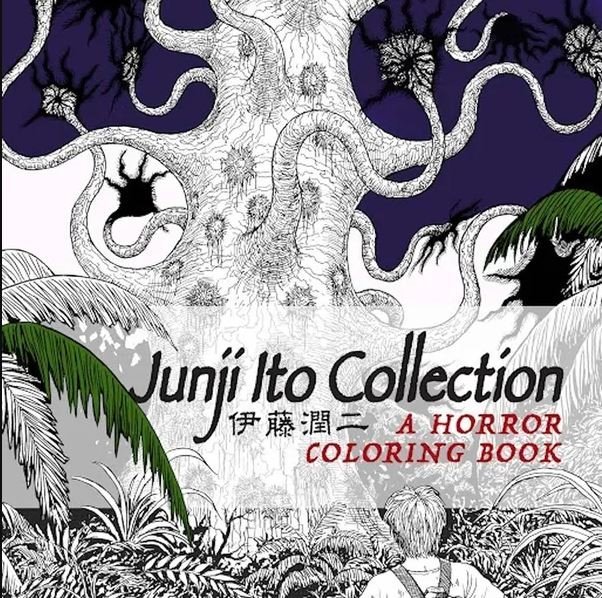 Junji Ito Collection A Horror Coloring Book (Titan Books)