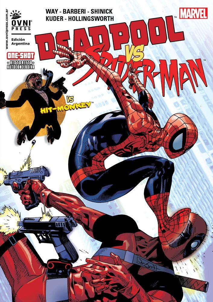 musical Votación Corea Deadpool vs Spider-Man (Ovni Press)