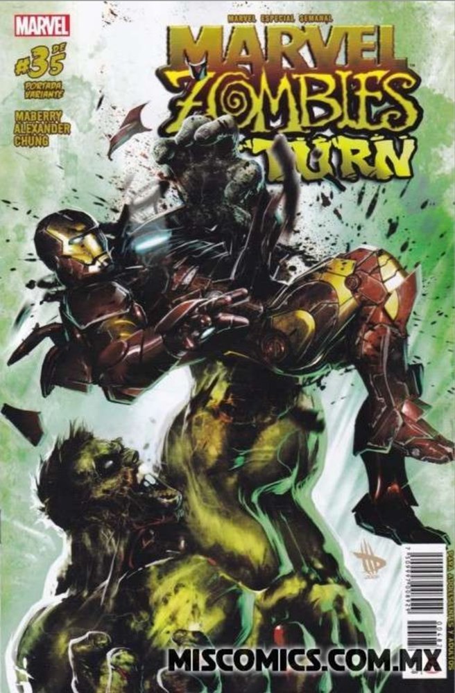 Marvel Zombies Return (Portadas Variantes) #3 (Televisa México)