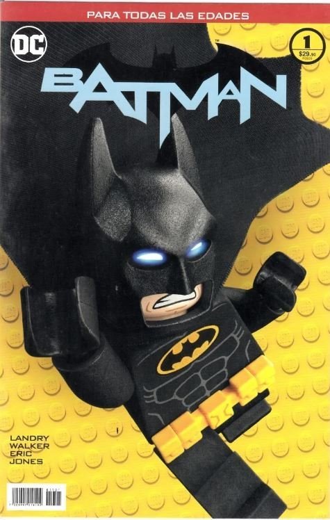 Batman Rebirth 1 (Portada Variante Lego) # (Televisa México)