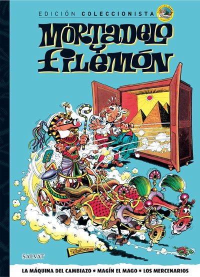 MORTADELO & FILEMON COLLECTION IN PUBLISHER COLLECTOR'S EDITION SIGN