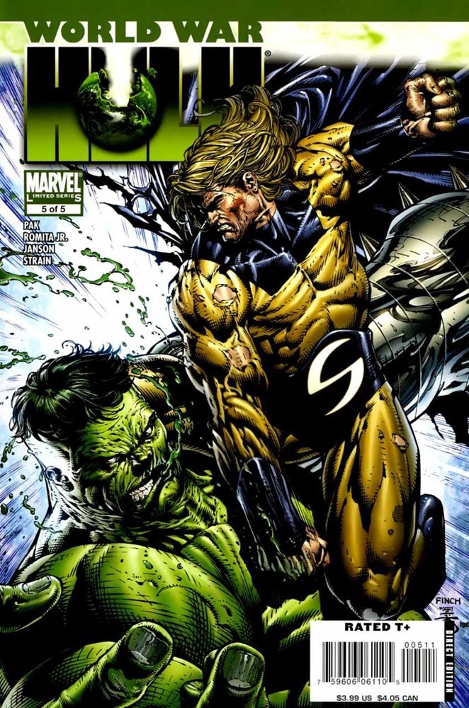 Peculiar lantano Scully World War Hulk #5 (Marvel Comics)