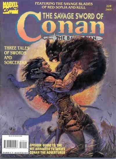 The Savage Sword Of Conan The Barbarian (1974-1995) #229 (Marvel Comics)