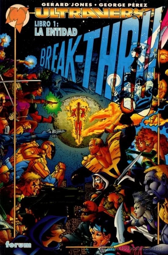 Comic forums. Break-thru комикс. Ultraverse Prime Breakthru #7 Textless.
