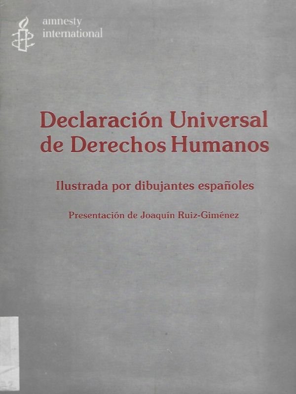 Declaración Universal de Derechos Humanos. Ilustrada por dibujantes
