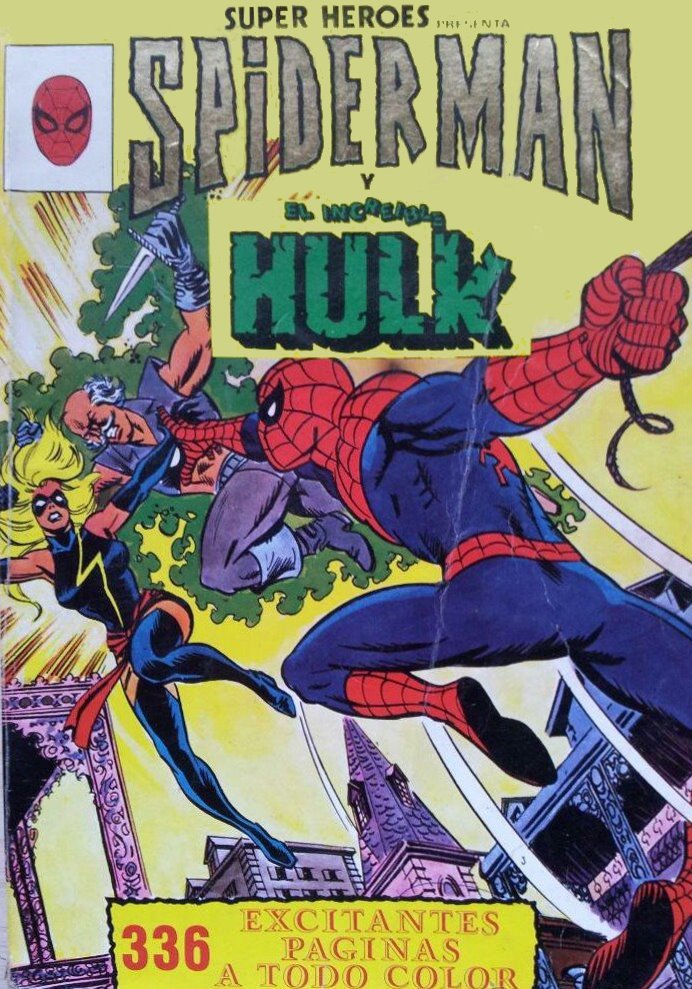 Super Héroes Presenta Spiderman Y El Increíble Hulk Ediciones Surco Comercial Delazeta 0730