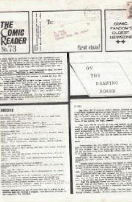 On The Drawing Board / The Comic Reader / Etcetera #73