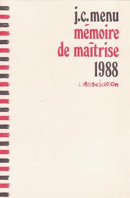 Mémoire de maîtrise 1988