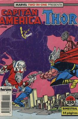 Capitán América Vol. 1 / Marvel Two-in-one: Capitán America & Thor Vol. 1 (1985-1992) (Grapa 32-64 pp) #55