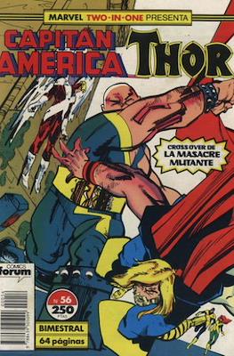 Capitán América Vol. 1 / Marvel Two-in-one: Capitán America & Thor Vol. 1 (1985-1992) (Grapa 32-64 pp) #56
