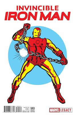 Invincible Iron Man (Vol. 3 2017-2018 Variant Cover) #593