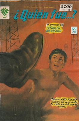 ¿Quién fue...? #75