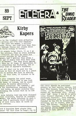 Etcetera & The Comic Reader #89