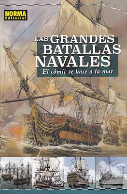 Las Grandes Batallas Navales. El cómic se hace a la mar (Desplegable 8 pp)