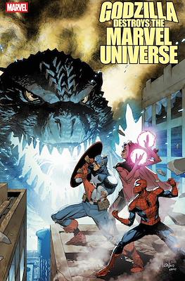Godzilla Destroys the Marvel Universe (Variant Cover) #1.9