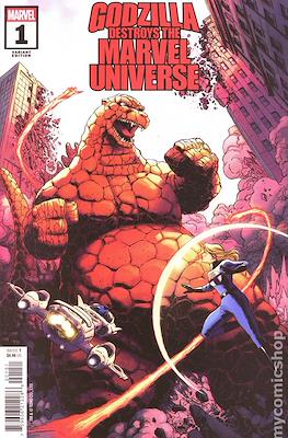 Godzilla Destroys the Marvel Universe (Variant Cover) #1.3