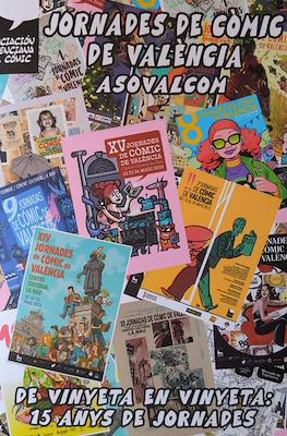 Jornadas de còmic de València Asovalcom. De vinyeta en vinyeta: 15 anys de jornadas.