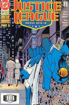 Justice League Vol. 1 (1987) / Justice League International Vol. 1 (1987-1989) / Justice League America (1989-1996) (Comic Book) #54