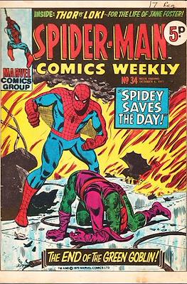 Spider-Man Comics Weekly / The Super-Heroes / Super Spider-Man with the Super-Heroes (Comic Book) #34