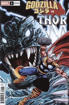 Godzilla vs Thor (Variant Cover) #1.5