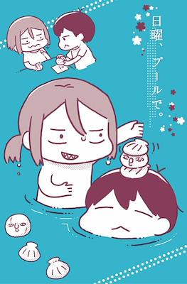 日曜、プールで。
