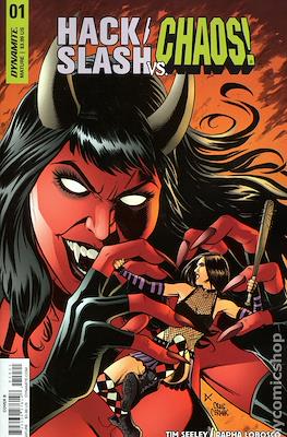 Hack/Slash vs Chaos (Variant Cover)