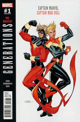 Generations - The Bravest: Captain Marvel & Captain Mar-Vell (Variant Cover) #1