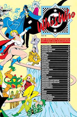 Who's Who: The Definitive Directory of the DC Universe #18