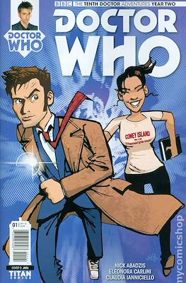 Doctor Who: The Tenth Doctor Adventures Year Two (Variant Cover) #1.2