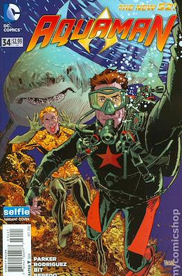 Aquaman (2011-2016 Variant Cover) (Comic Book) #34