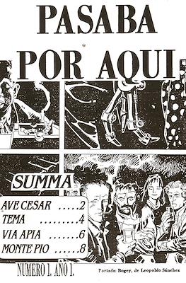 Pasaba por aquí