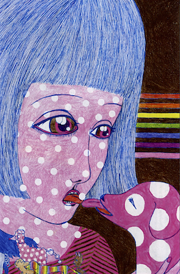 Polka Dot Semen Stain
