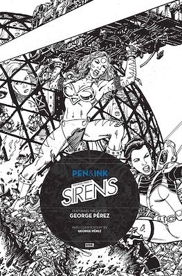 George Perez's Sirens: Pen & Ink