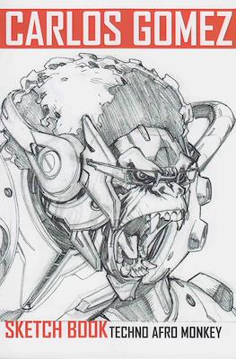 Sketch Book Techno Afro Monkey