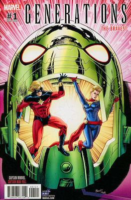 Generations - The Bravest: Captain Marvel & Captain Mar-Vell (Variant Cover) #1.1