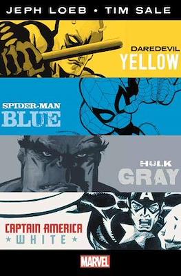 Jeph Loeb & Tim Sale Daredevil Yellow - Spider-Man Blue - Hulk Gray - Captain America White