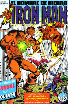 Iron Man Vol. 1 / Marvel Two-in-One: Iron Man & Capitán Marvel (1985-1991) (Grapa 36-64 pp) #34