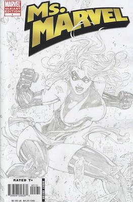 Ms. Marvel Vol. 2 (2006-2010 Variant Cover) #1.01