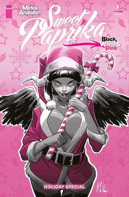 Sweet Paprika: Black, White, & Pink – Holiday Special (Variant Cover) #1.3