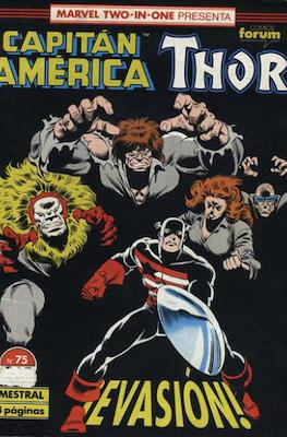 Capitán América Vol. 1 / Marvel Two-in-one: Capitán America & Thor Vol. 1 (1985-1992) (Grapa 32-64 pp) #75