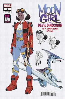 Moon Girl and Devil Dinosaur 10th Anniversary Special (Variant Cover) #1.3
