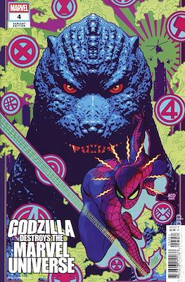 Godzilla Destroys the Marvel Universe (Variant Cover) #4.3
