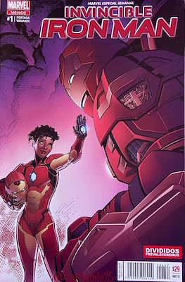 Invincible Iron Man (2017-2018 Portada variante) (Grapa) #1.1